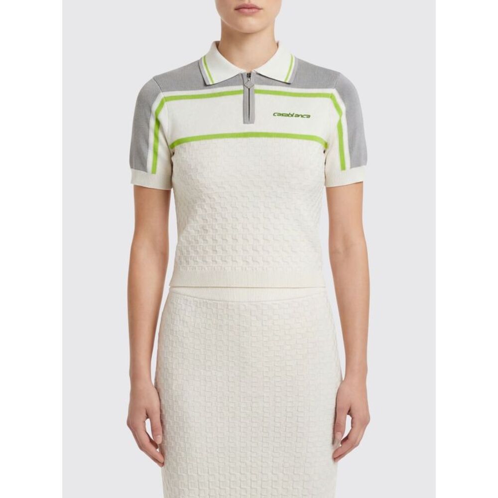 Casablanca Polo Shirt Woman White